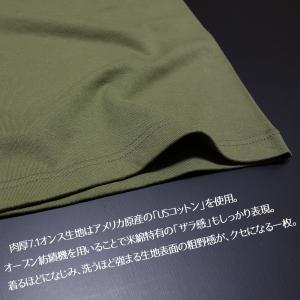 極厚 ミリタリー Tシャツ S ヘビーウェイト...の詳細画像3