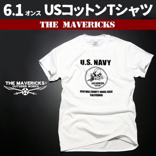ミリタリー 半袖 Tシャツ M メンズ 米海軍 SeaBees 蜂モデル THEMAVERICKS ...
