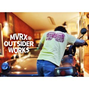 Tシャツ L メンズ バイク モトクロス MVRX ブランド GOGGLE モデル イエロー レッド...