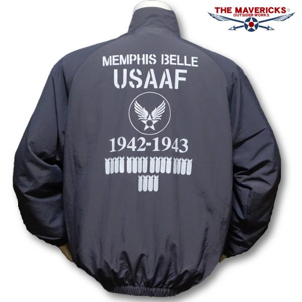 THE MAVERICKS ミリタリージャケット M メンズ トレーニングジャケット 爆弾エアフォー...