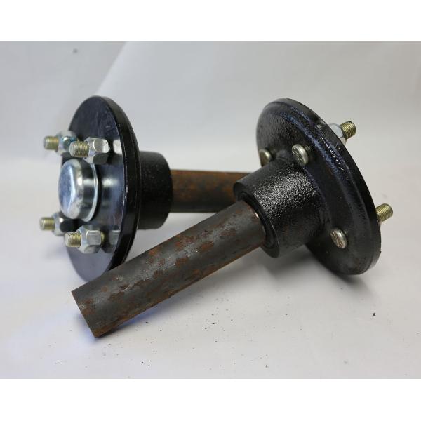 CVP 4穴ハブ＆スピンドルセット　PCD-100　1台分セット　耐久荷重　4穴-750ｋｇ　USA...