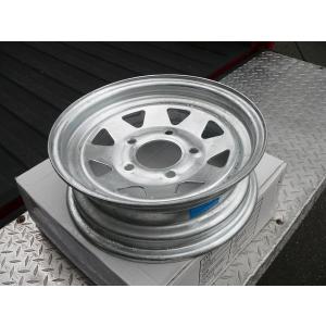 CVP製 5穴 12インチV2タイヤ＆ホイール 亜鉛メッキ トレーラー専用