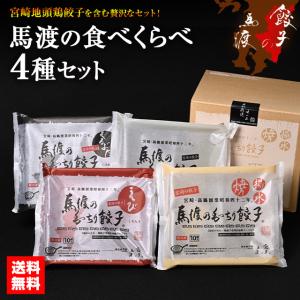 【新商品】馬渡の食べくらべ4種セット(もっちり餃子 えびしそ餃子 黒ぶた餃子 とり餃子)  送料無料 ラヴィット！ 熱狂マニア マツコ 知らない世界 行列ができる