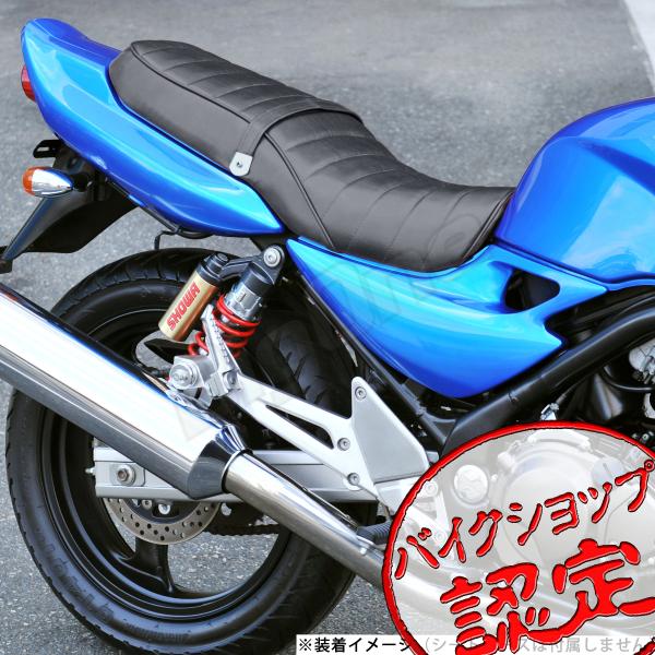 BigOne コスパ良 表皮 GSX250FX ZR250C シート レザー タックロール カバー ...