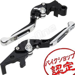 BigOne 可倒 YZF-R25 YZF-R3 MT-25 MT-03 MT25 MT03 RG10J RG43J RH07J RH13J ビレット ブレーキ クラッチ レバー 黒/銀 ブラック シルバー｜max-advancer