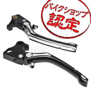 BigOne コスパ良 XL883 XL883C カスタム XL883L ロー XL883R スポーツスター 883 ハーレー ビレット ブレーキ クラッチ レバー 黒 ブラック｜max-advancer