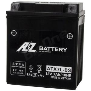 AZバッテリー 充電済 Dトラッカー250 125セロー225ZZR250CBR400RR ATX7L-BS互換 YTX7L-BS FTX7L-BS GTX7L-BS KTX7L-BS DYTX7L-BS RBTX7L-BS｜max-advancer