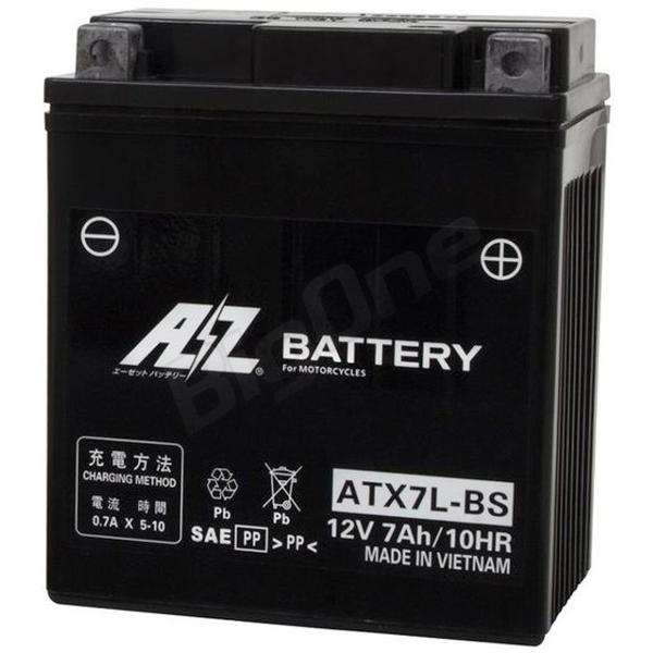 AZバッテリー 充電済 Dトラッカー250 125セロー225ZZR250CBR400RR ATX7...
