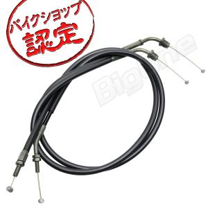 BigOne Cafe ステンレス 10cm ショート スロットル ケーブル アクセル ワイヤーSR400 SR500 RH01J カフェレーサー セパハン 用 純正同等｜max-advancer