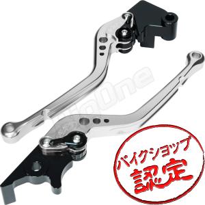 BigOne STD Ninja250R Ninja250 Ninja250SL Z250 250TR KLX125 Dトラッカー125 ビレット ブレーキ クラッチ レバー 銀/黒シルバー ブラックの商品画像