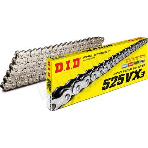 DID チェーン 525VX3-100ZB S&S シルバー 525-100L 大同工業