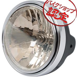 BigOne Zタイプ ポジション 付き 650XS-1 XS650 TX750 TX500 RD350 GX750 ヘッドライト ランプ ミラーレンズ グロスブラックケース｜max-advancer