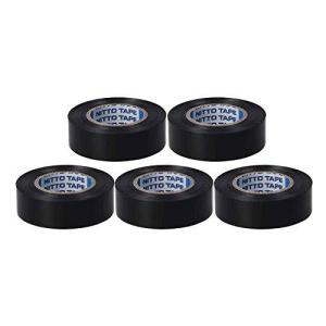 ニトムズ ビニールテープS 黒 5巻パック 19mm×10m J2597