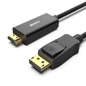 DisplayPort-HDMI 0.9Mケーブル BenfeiゴールドメッキDisplayPort-HDMIアダプターLenovo H