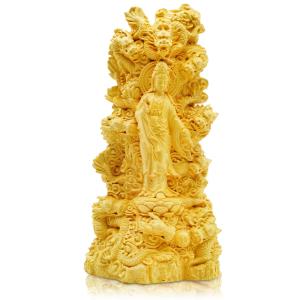 金剛力士像 仏像 金彩 置物 魔除け 厄除け 木彫り 檜 開運 風水 高さ