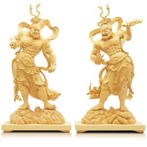 彫刻家 手彫り 一木彫り 裸婦像 イノセント 置物 本つげ 全長20cm