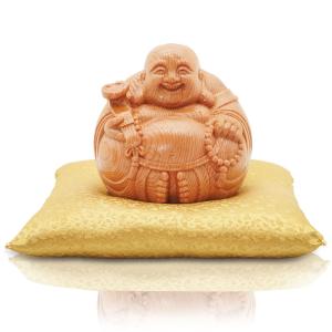 国産 屋久杉 】 ミニ 七福神 置物 化粧箱付 【縁起物 インテリア