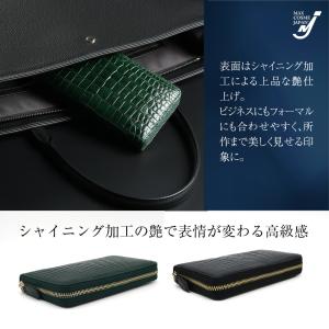 100万円入る クロコダイル 長財布 シャイニ...の詳細画像5