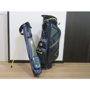 【中古】ブリヂストンゴルフ TOUR Bキャディバッグ・セルフクラブスタンド付きCBG011[2324]｜maxgolf-yafu-ten