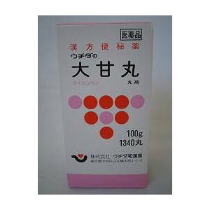 【第２類医薬品】2個セット　あすつく対応　送料無料　ウチダの大甘丸　だいかんがん　100g 　1340丸　　2個セット　　｜maxhema