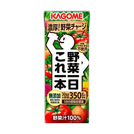 【送料無料】カゴメ　野菜一日これ一本　200ｍｌ　12本セット