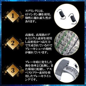 ブレーキシュー セット スーパーカブ リトルカ...の詳細画像3