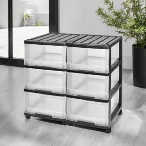 収納ケース プラスチック 引き出し 深型 3段...の詳細画像1