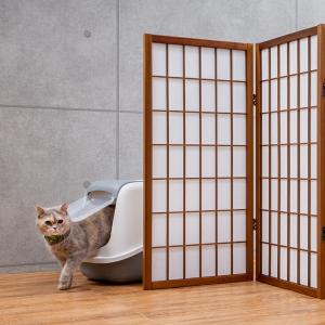 障子スクリーン 3連 高さ90cm 低め 衝立...の詳細画像5