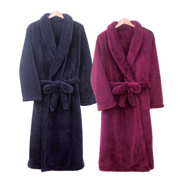 スーパーソフトマイクロファイバーガウン 1枚 部屋着 着る毛布 ルームウェア バスローブ レディース...
