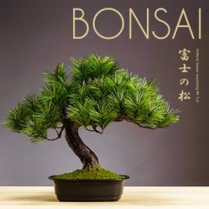 盆栽 松 アレンジ盆栽 富士の松 フェイクグリーン インテリアグリーン 人工観葉植物 造花