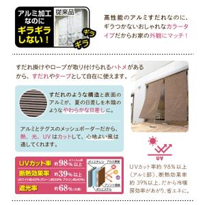 すだれ 遮熱 日よけ サンシェード アルミ 2...の詳細画像4