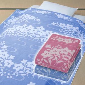 新品　サンライズ　高級タオルケット　超長綿　花柄 新品 サンライズ 高級タオルケット 超長綿 花柄 タオルケット 花