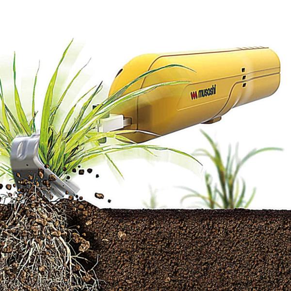 充電式除草バイブレーターミニ 振動除草 軽量 コンパクト 安全設計 根こそぎ コードレス ファミリー...