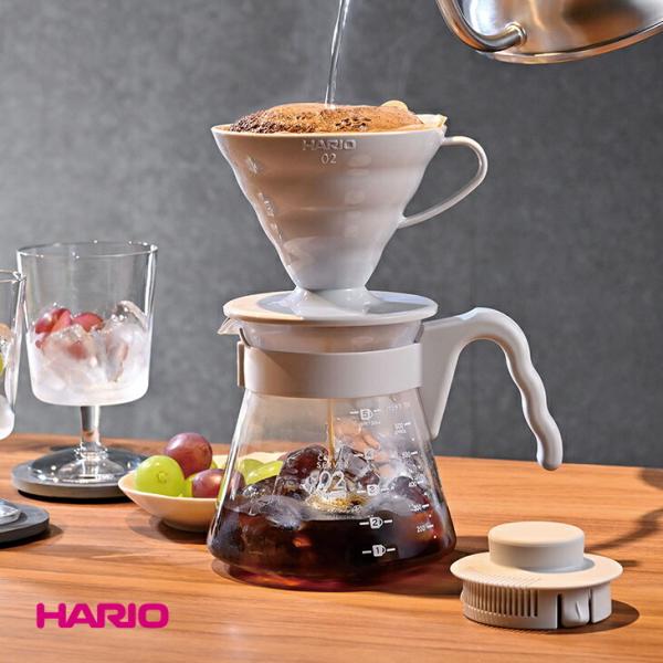 HARIO ハリオ コーヒーサーバー ペールグレー