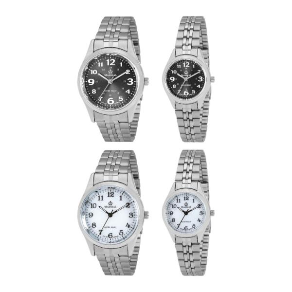 EPSONムーブメント 腕時計 ペアセット 太陽光発電 ソーラーウォッチ ソーラー時計 3気圧防水 ...