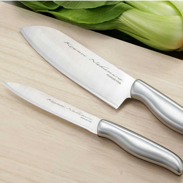 中村孝明 ステンレス包丁 桐のまな板セット 万能包丁 ペティナイフ