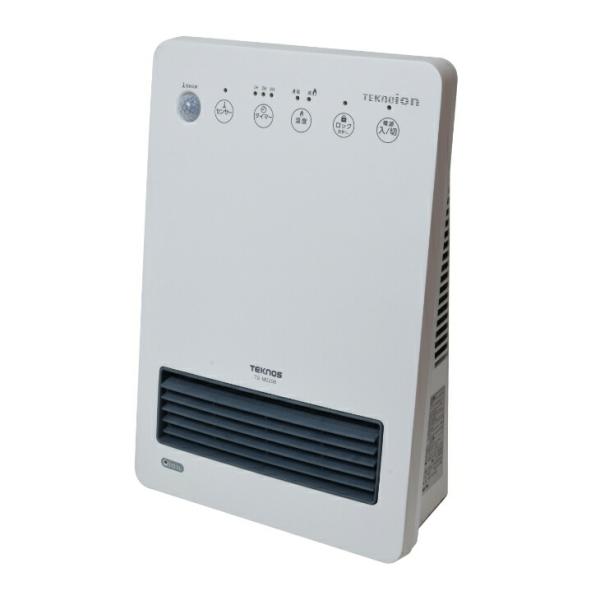 テクノス TEKNOS 人感センサー付き セラミックヒーター 電気 温風 ファン 暖房 即暖 速暖 ...