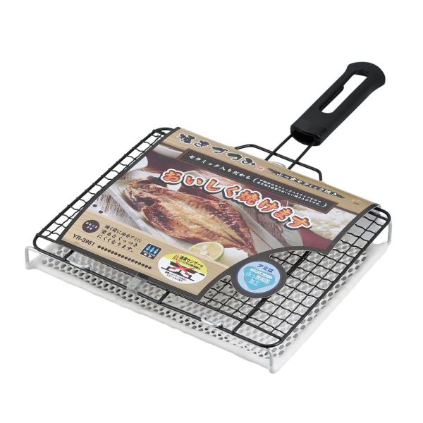 焼きつづみ ふっ素セラミック焼き ガス火専用 焼き網 焼き魚 焼網 焼きアミ
