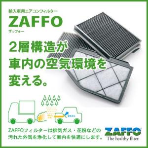 【輸入車用エアコンフィルター】 ZAFFO（ザッフォー） MERCEDES-BENZ メルセデス・ベンツ SLKクラス R171 2004-11年 （2個入り） 【495】