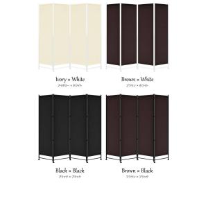 パーテーション 高さ180cm 4連 4枚 オ...の詳細画像5