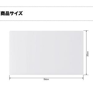 デスクマット クリア 透明 84x50cm ソ...の詳細画像1
