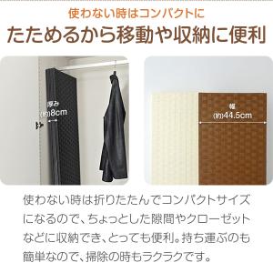 パーテーション 4連 200cm 間仕切り 衝...の詳細画像5