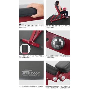 トレーニングベンチ フラットベンチ インクライ...の詳細画像3