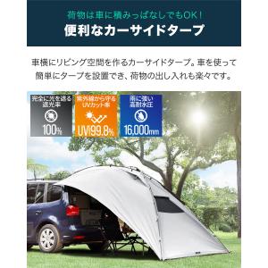 ヤフー1位 カーサイドタープ 遮熱 遮光 25...の詳細画像1