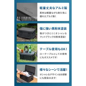 コンテナボックス キャンプ フタ付き 角ガード...の詳細画像1