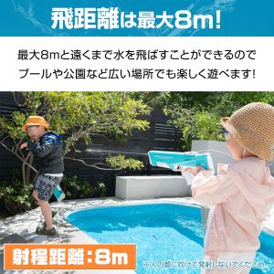 ヤフー1位 水鉄砲 電動ウォーターガン 水遊び...の詳細画像3