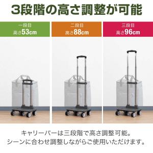 ショッピングカート 横押し 押し引き 2WAY...の詳細画像3