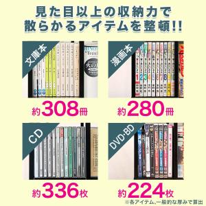 本棚 回転 7段 スリム 大容量 回転式本棚 ...の詳細画像2