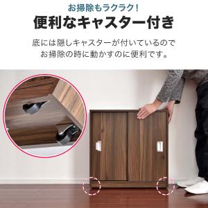 トイレ収納 スリム 薄型 スライド引き戸 奥行...の詳細画像5