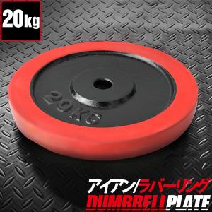 バーベル 用 プレート 穴あき 20kg 1枚 単品 追加 ダンベル